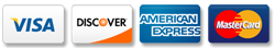 all major credit cards accepted in Vaughan, GTA