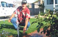John, on of our Vaughan irrigation contractors, was called to fix this broken sprinkler